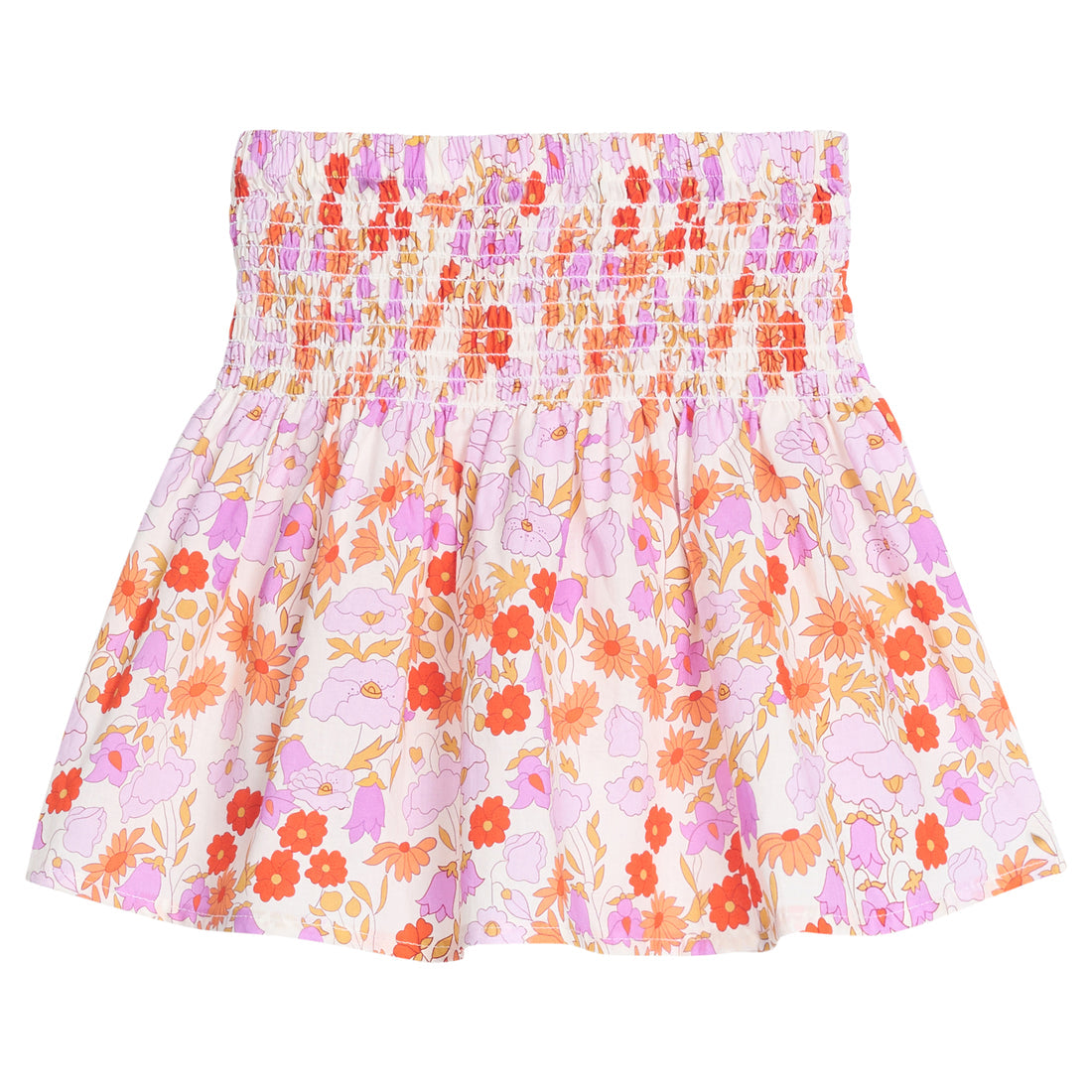 Circle Skirt Lisle Saffron Floral