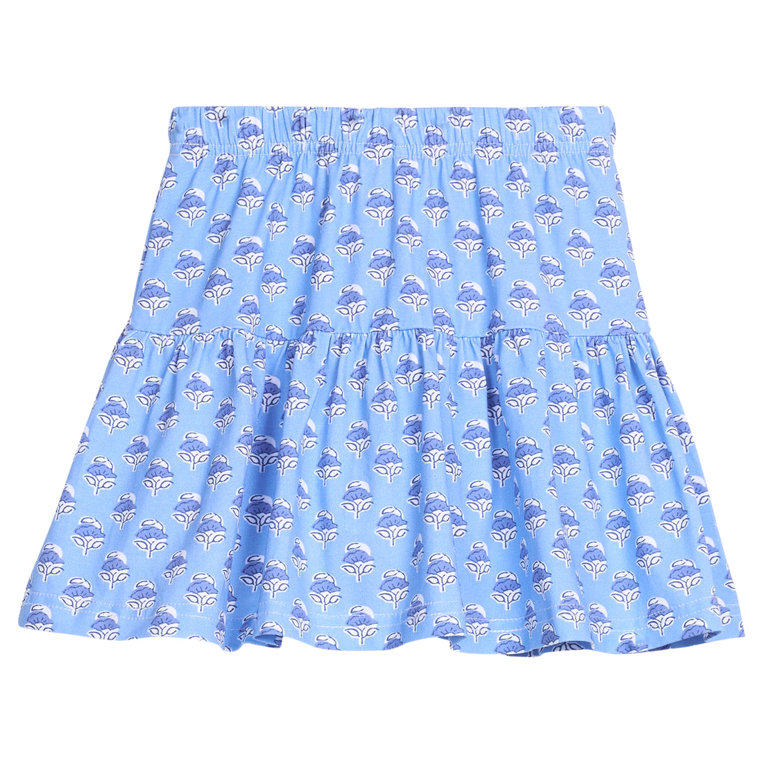 Sally Skort Cornflower Block