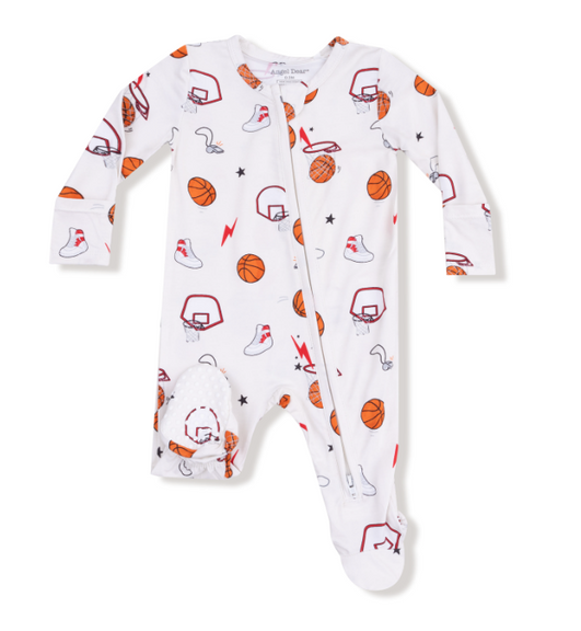 Basketball 2 Way Zipper Footie