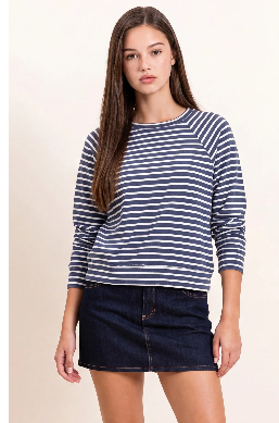 Navy Stripe Long Sleeve