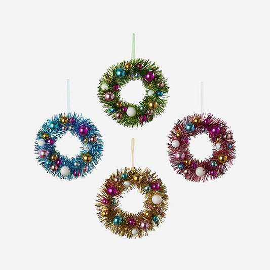 Tinsel Wreath Ornament