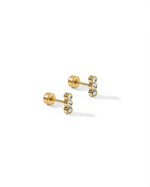 Flatback Screwback Stud Earrings
