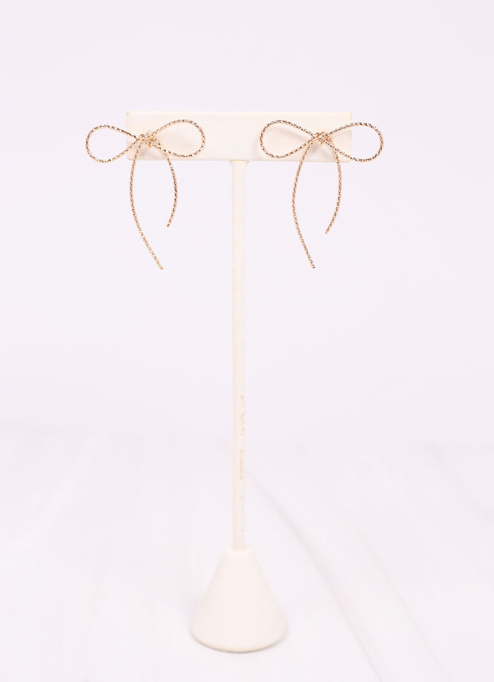 kristiane bow earring
