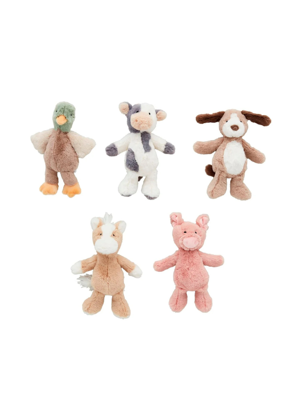 Farm Plush Animals Rattle