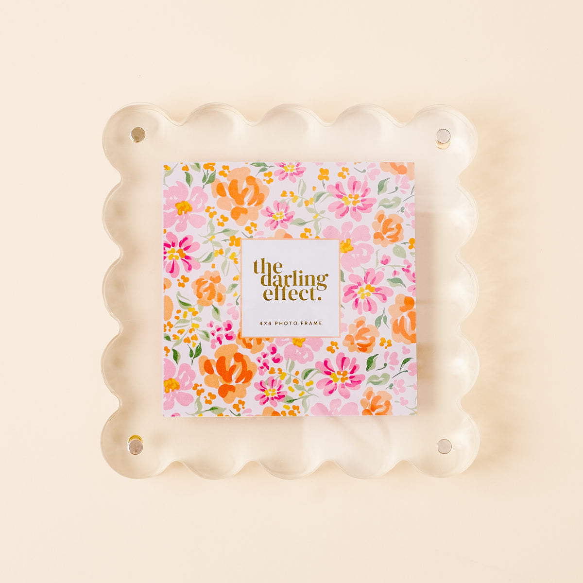 Scalloped Acrylic Frame - Square