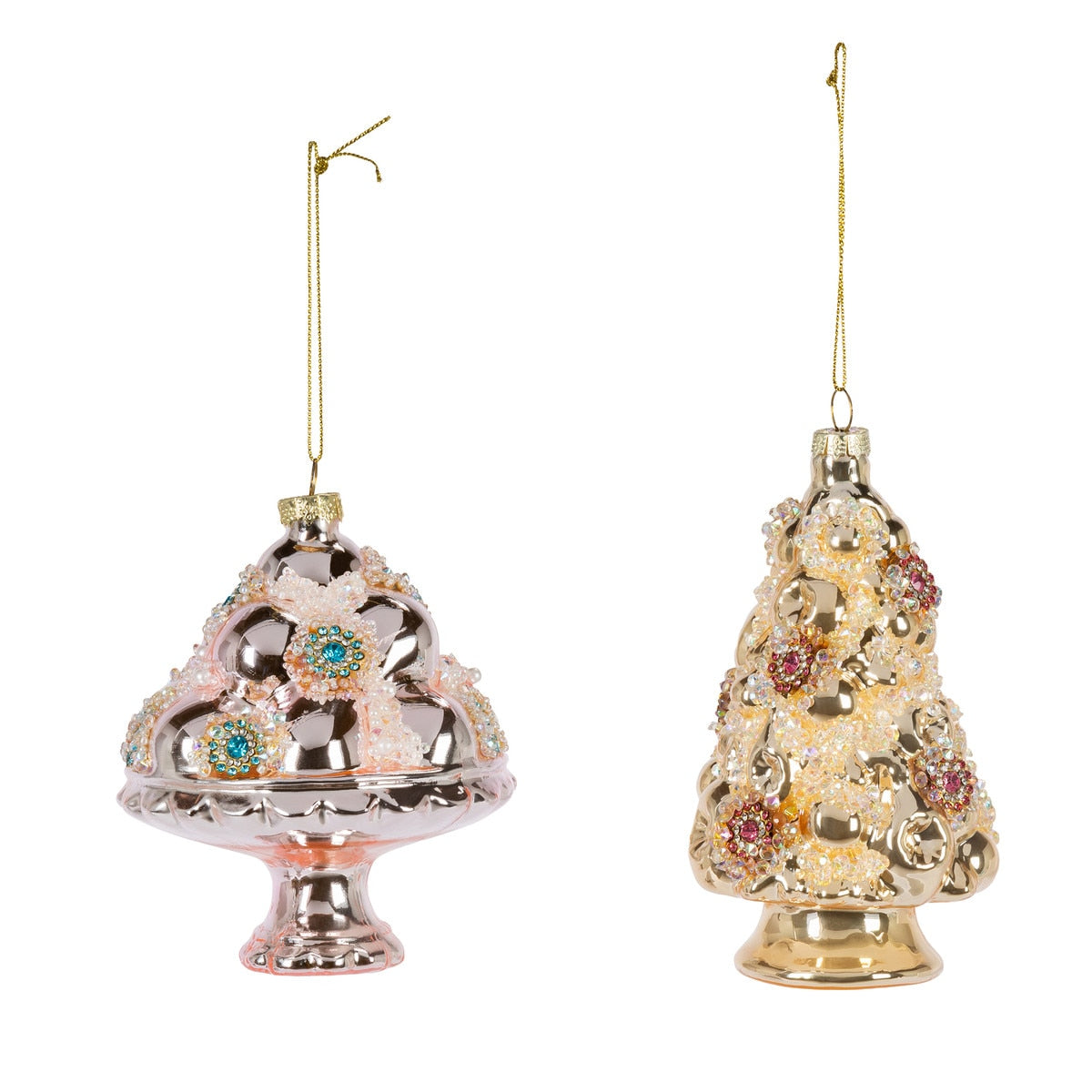 Pink Ice Cream Ornament