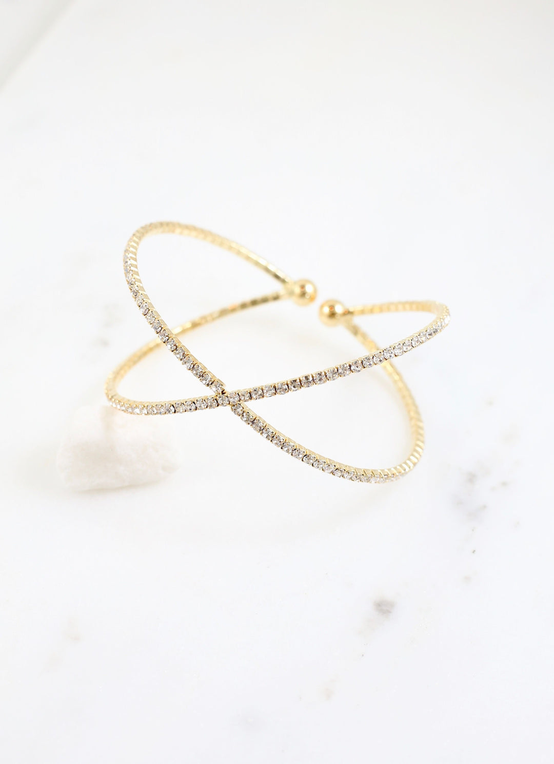 Hutson CZ Crisscross Bracelet