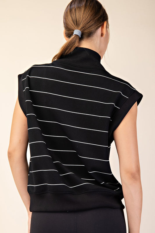 V-neck sleeveless top
