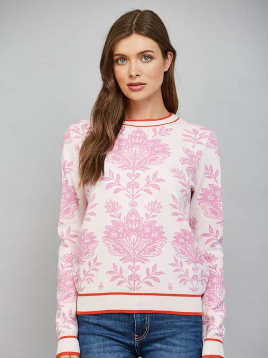 Floral Damask Sweater
