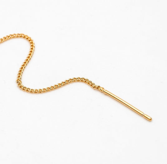 Tiffany Gold Plated Threader Earrings