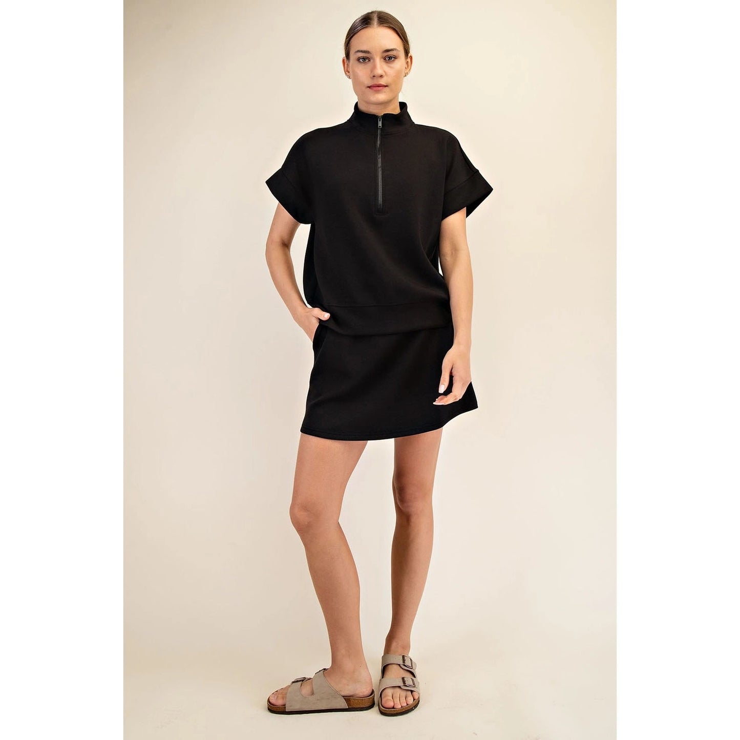 Modal Scuba Quarter Zip Top