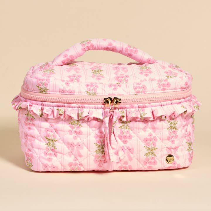 Glam & Go Quilted Cosmetic Bag