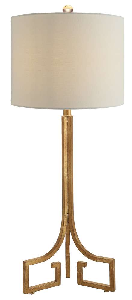 34" Metal Table Lamp