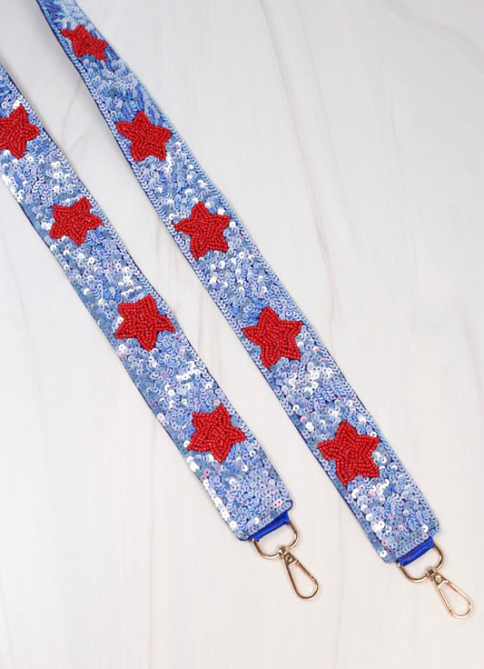 Sammy Star Sequin Crossbody Strap