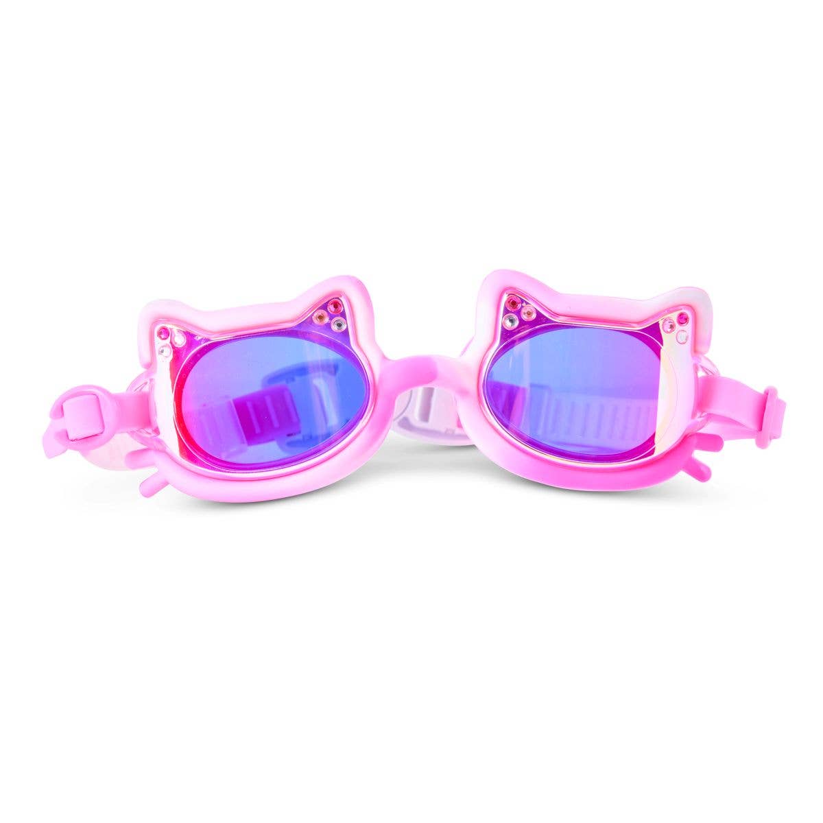 *NEW* Tie-Dye Tabby Flexible Cat Frame Kids' Swim Goggle
