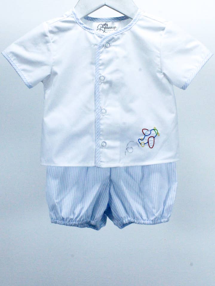 Blue Airplane Matthew Set