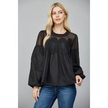 Lace Detail Blouse