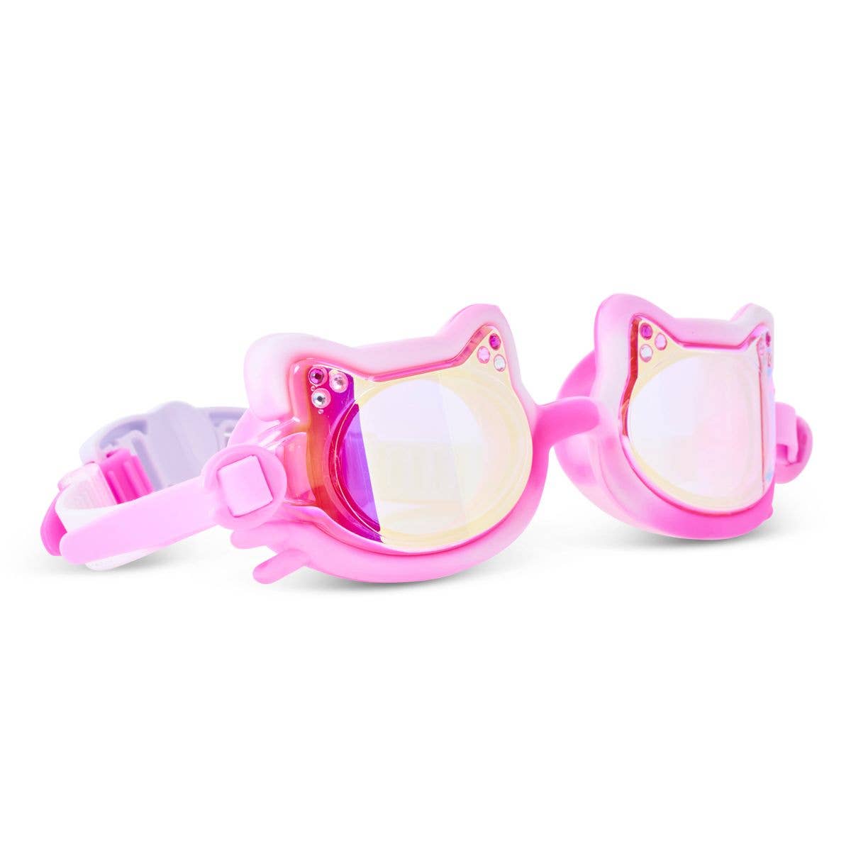 *NEW* Tie-Dye Tabby Flexible Cat Frame Kids' Swim Goggle