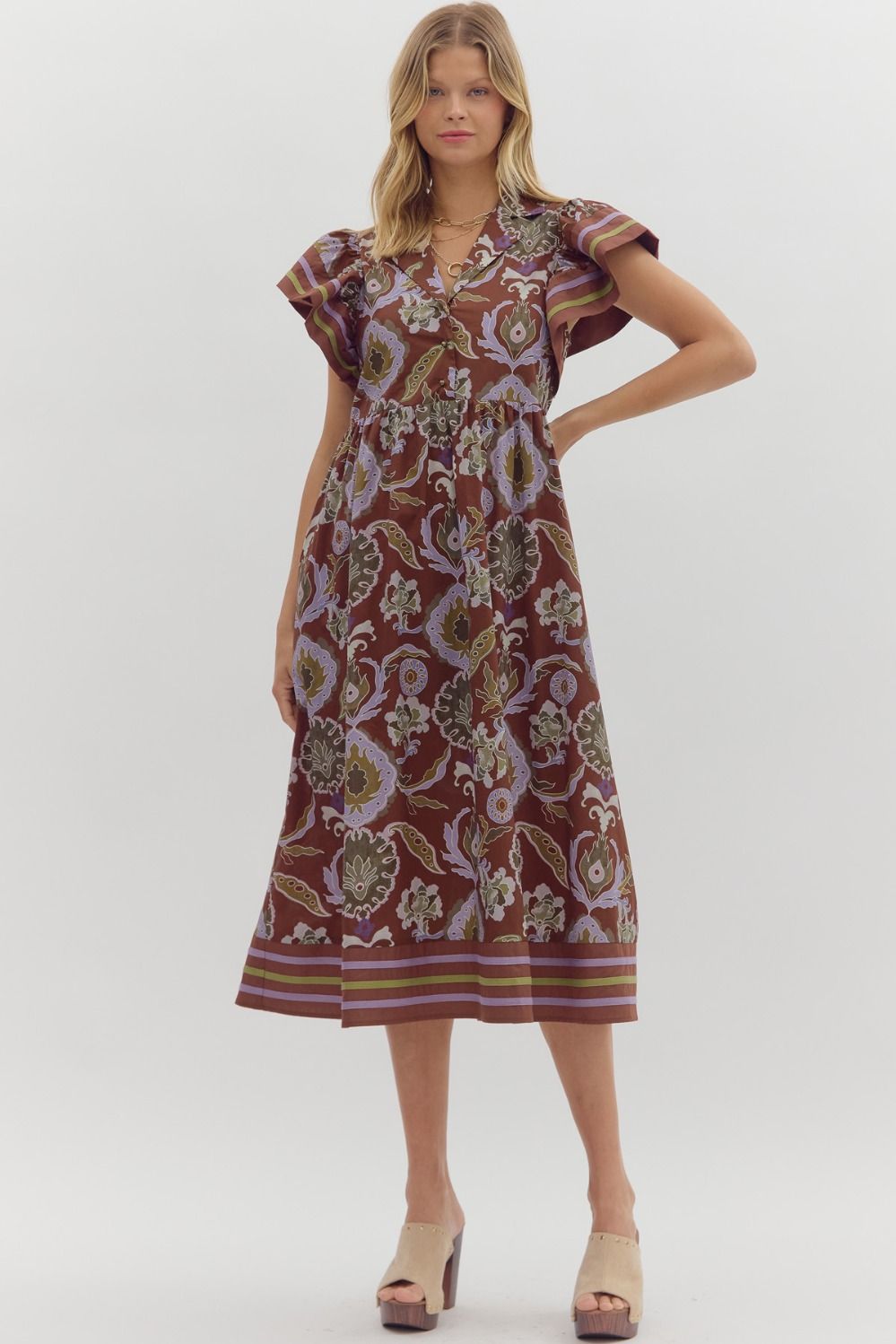 Multi Midi Dress