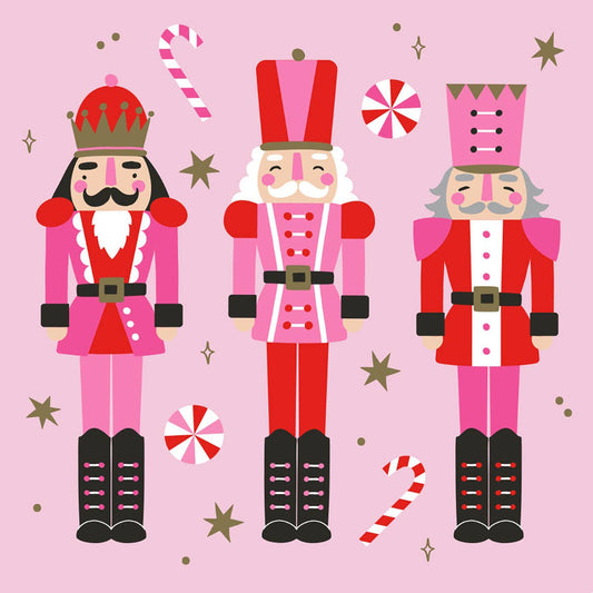 Pink Nutcracker Napkins