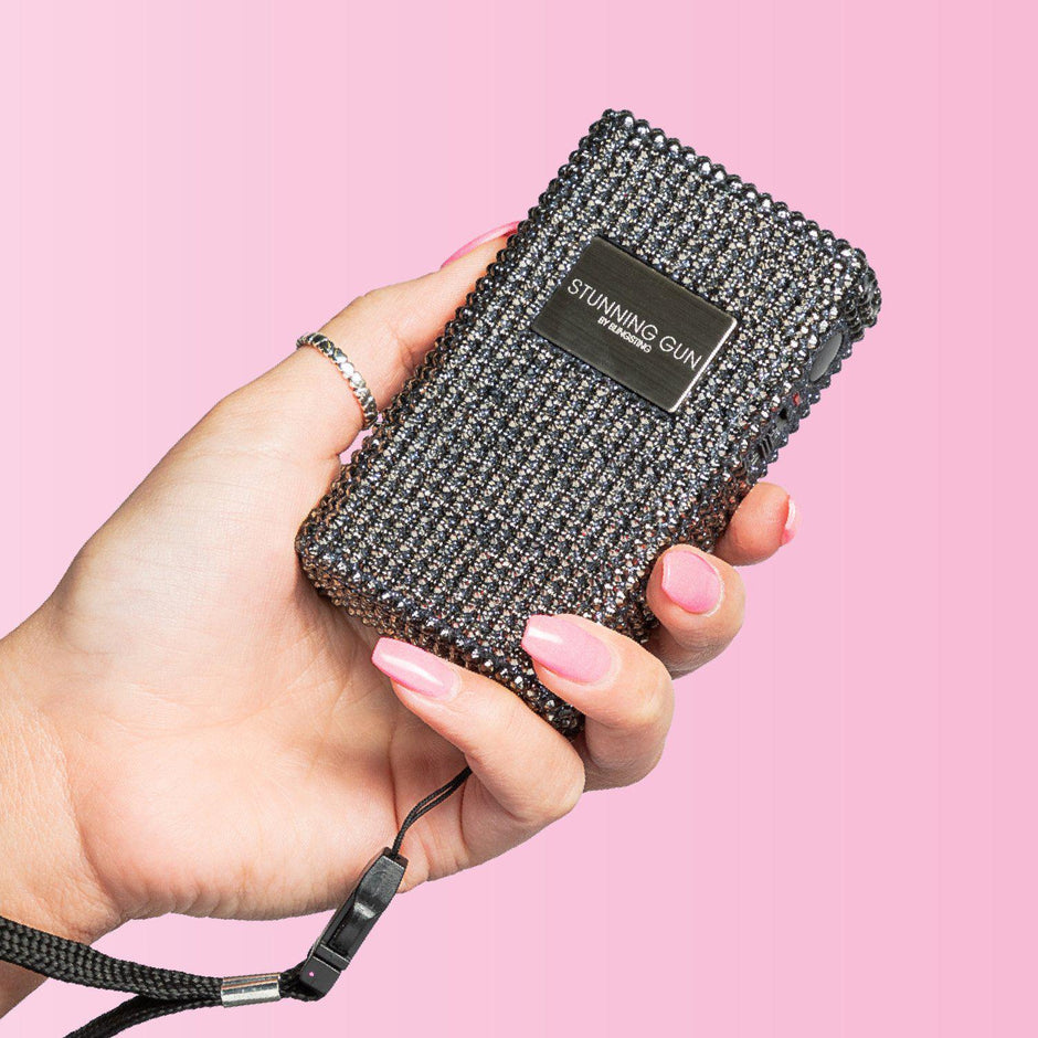 Mink Rhinestone Stun Gun
