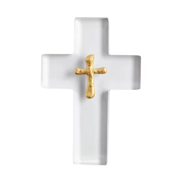 Clear Resin Cross