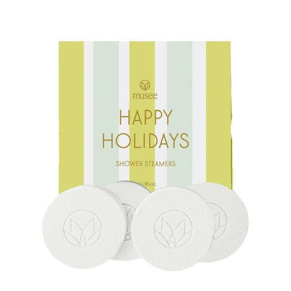 Musee Happy Holidays Shower Steamers