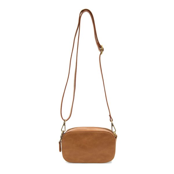 Hazelnut Layne Double Zip Camera Crossbody