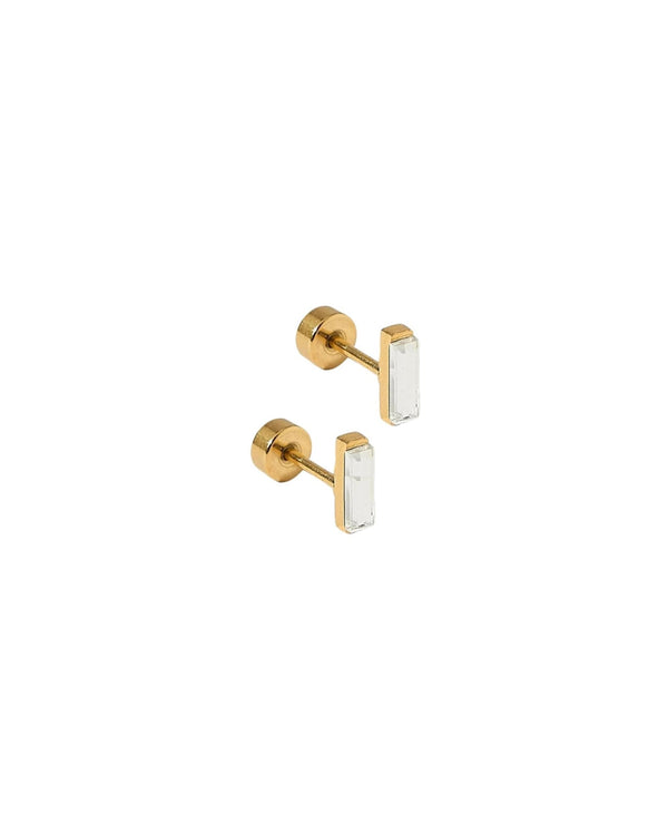 Flatback Screwback Stud Earrings