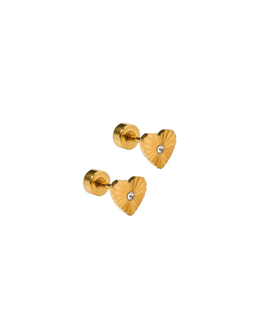 Flatback Screwback Stud Earrings