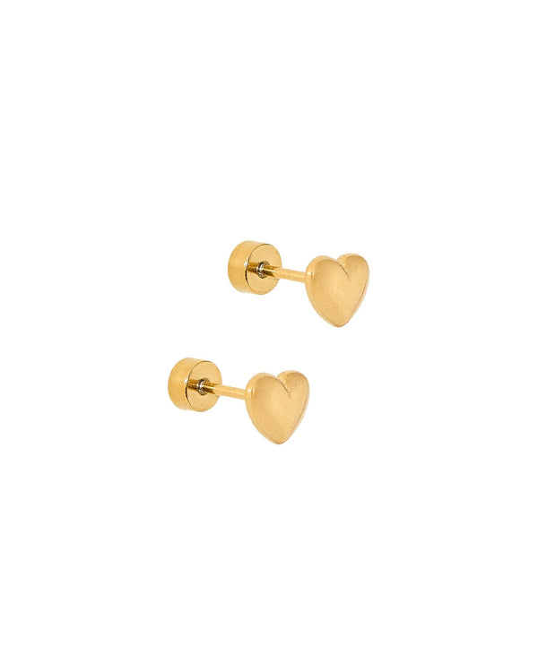 Flatback Screwback Stud Earrings