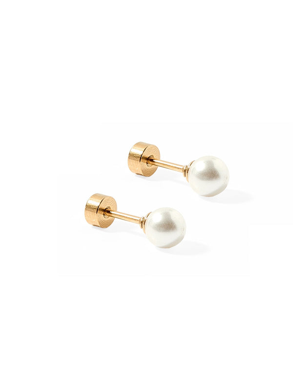 Flatback Screwback Stud Earrings