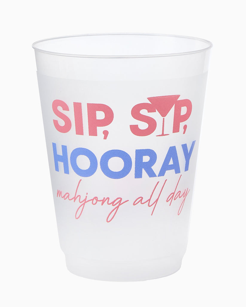 Mahjong Frosted Cups