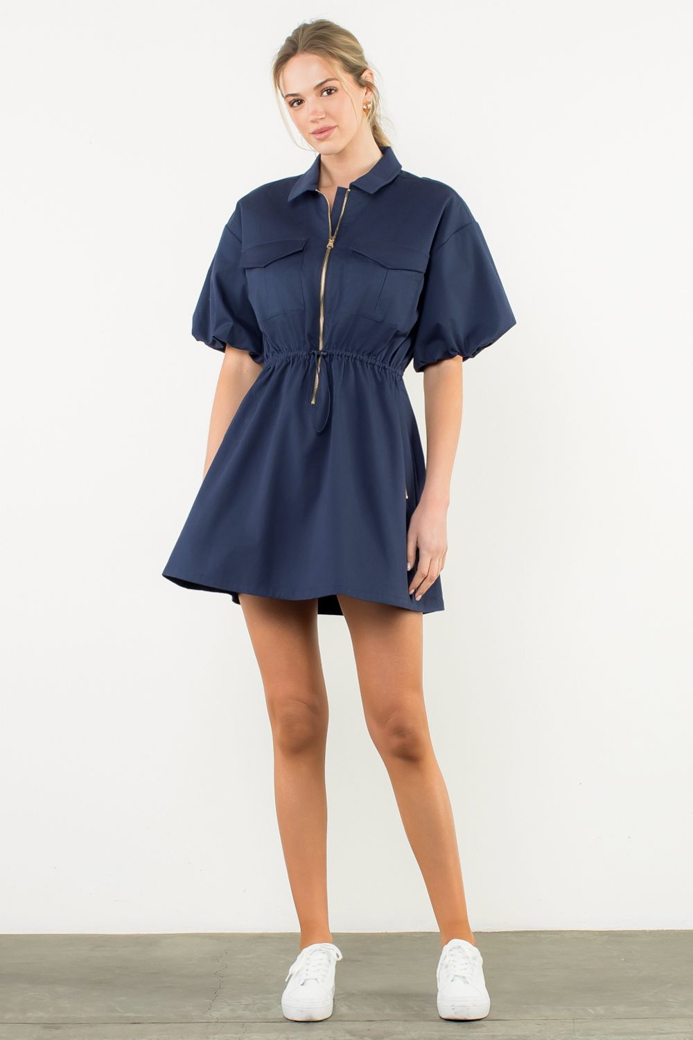 Half zip dress