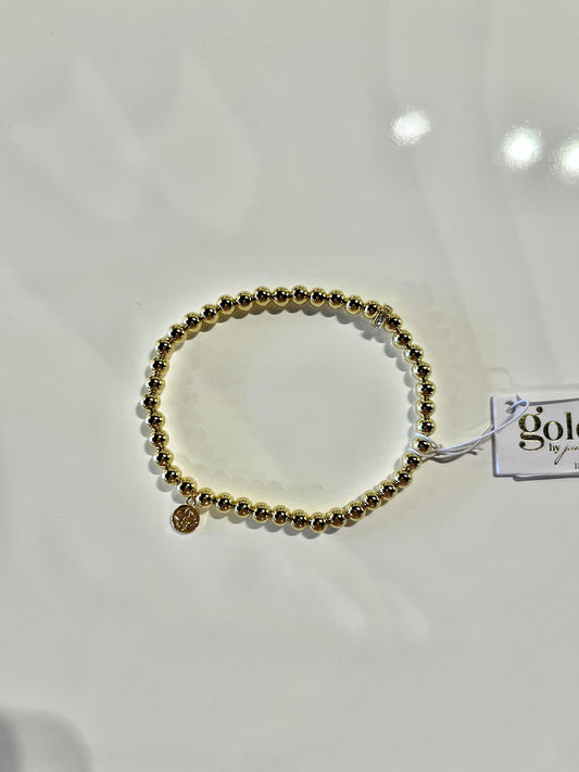 18k ball stretch bracelet