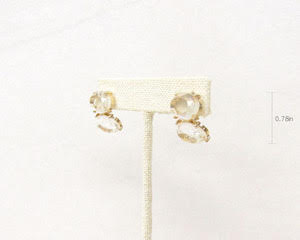 Ulla Double Stone Earrings