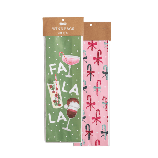 Christmas Paper Wine Bag
